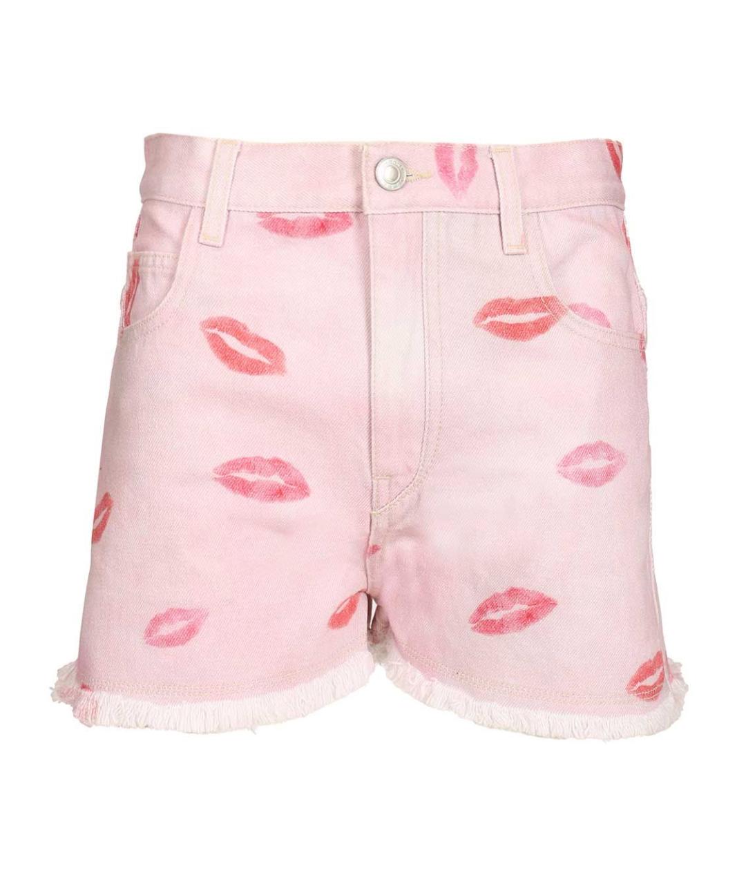 ISABEL MARANT ETOILE Розовые хлопковые шорты, фото 1