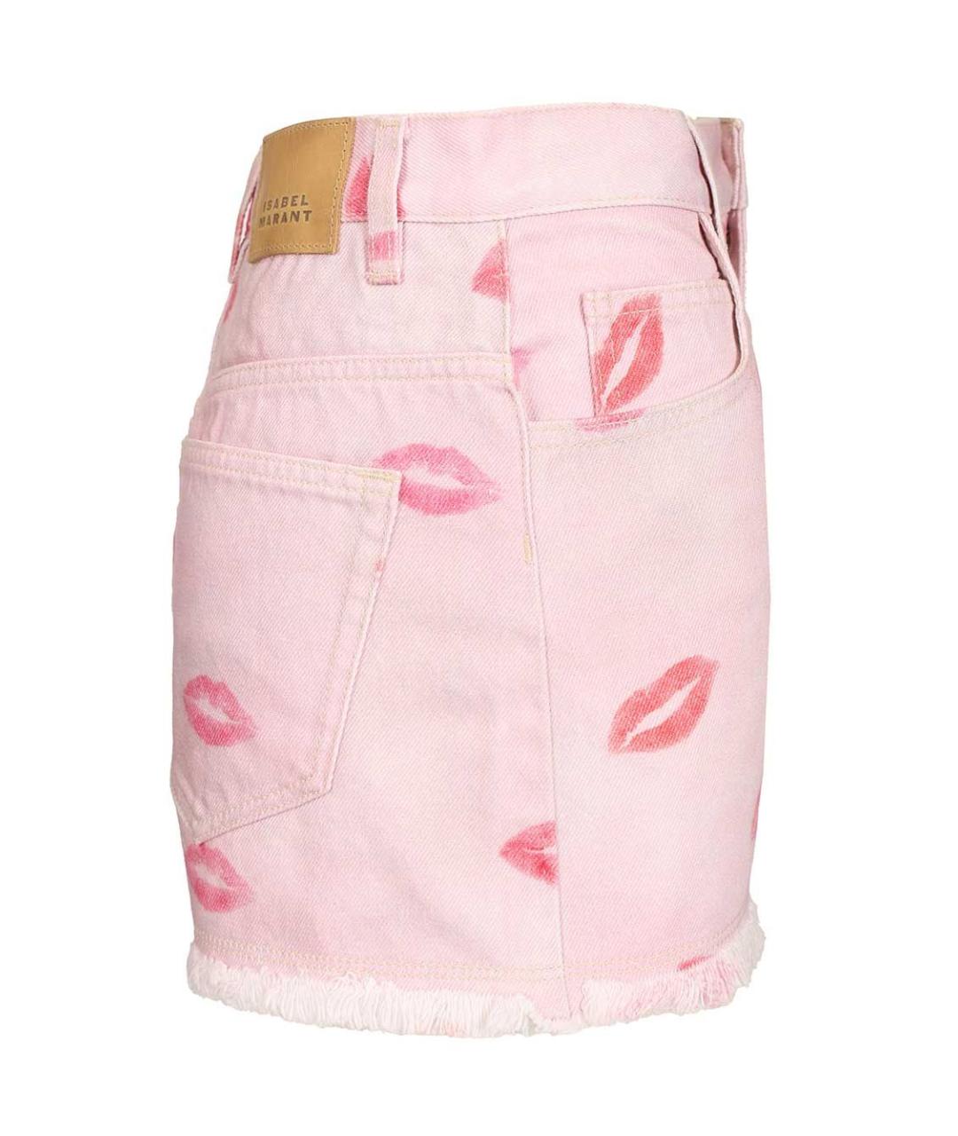 ISABEL MARANT ETOILE Розовые хлопковые шорты, фото 3