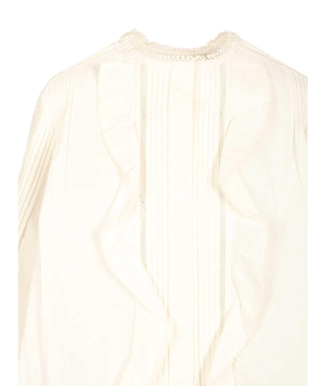 ISABEL MARANT Белая хлопковая блузы, фото 4