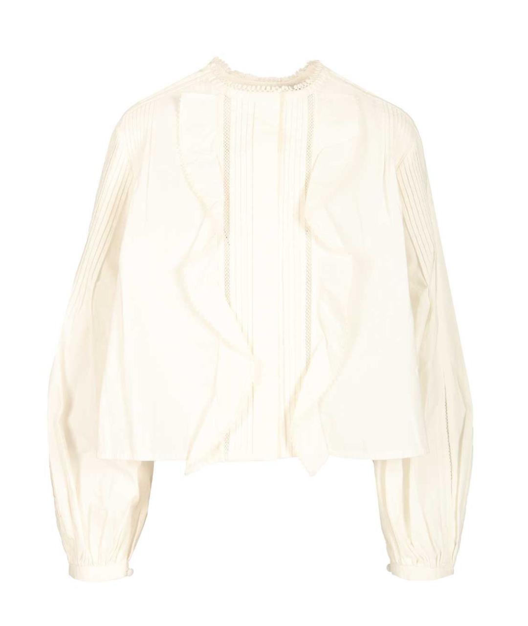 ISABEL MARANT Белая хлопковая блузы, фото 1