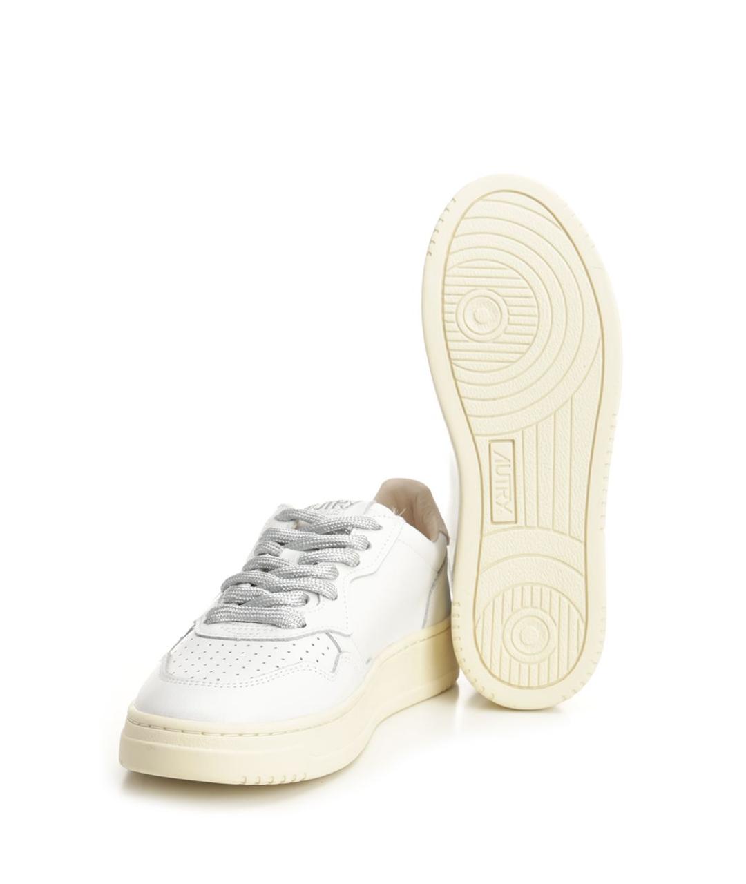 AUTRY Белые кожаные кроссовки, фото 5