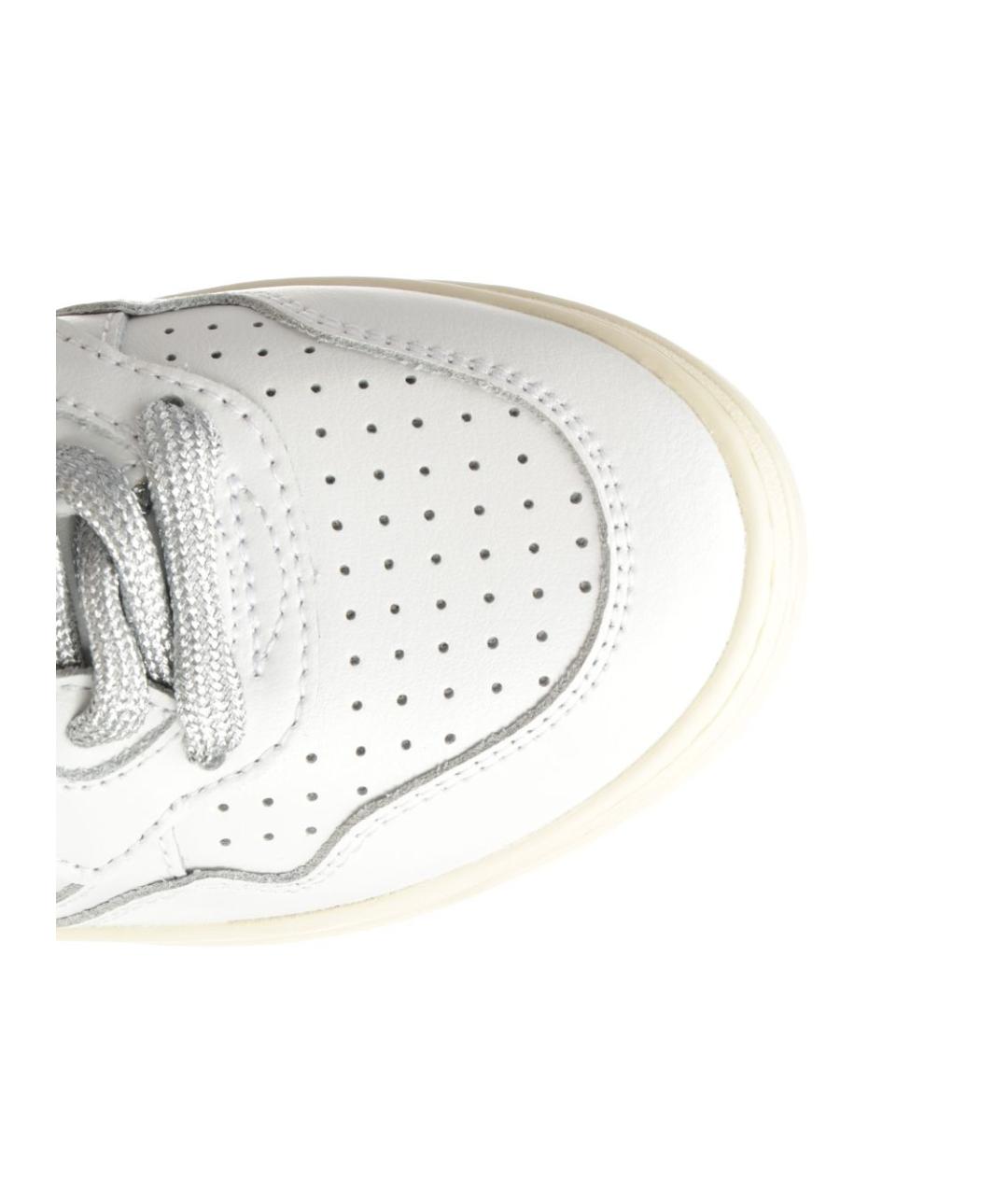 AUTRY Белые кожаные кроссовки, фото 4