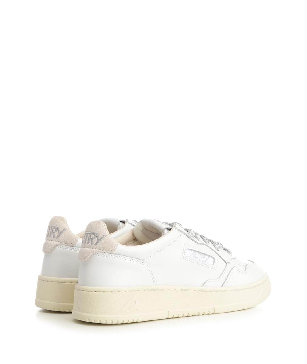 AUTRY Белые кожаные кроссовки, фото 3
