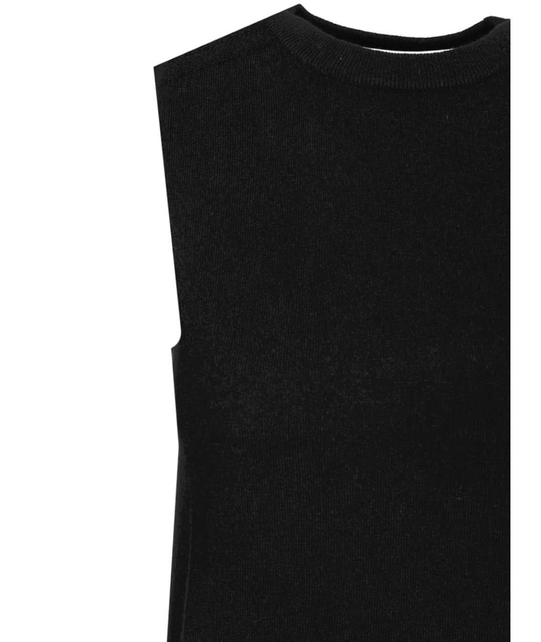 Arch4 Черная кашемировая жилетка, фото 4