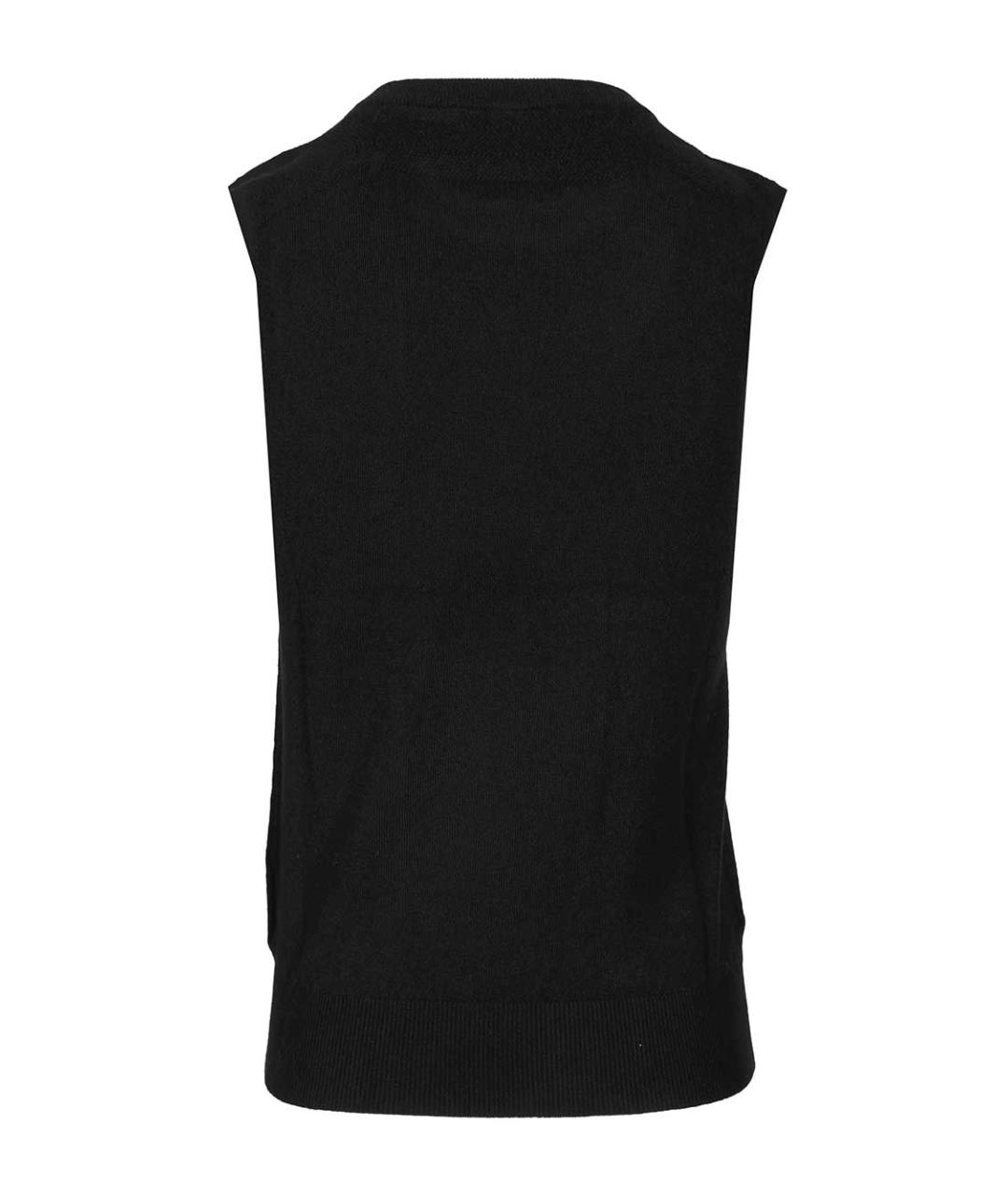 Arch4 Черная кашемировая жилетка, фото 2
