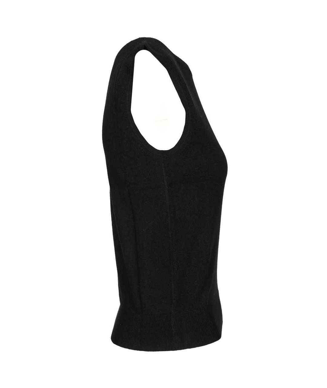 Arch4 Черная кашемировая жилетка, фото 3