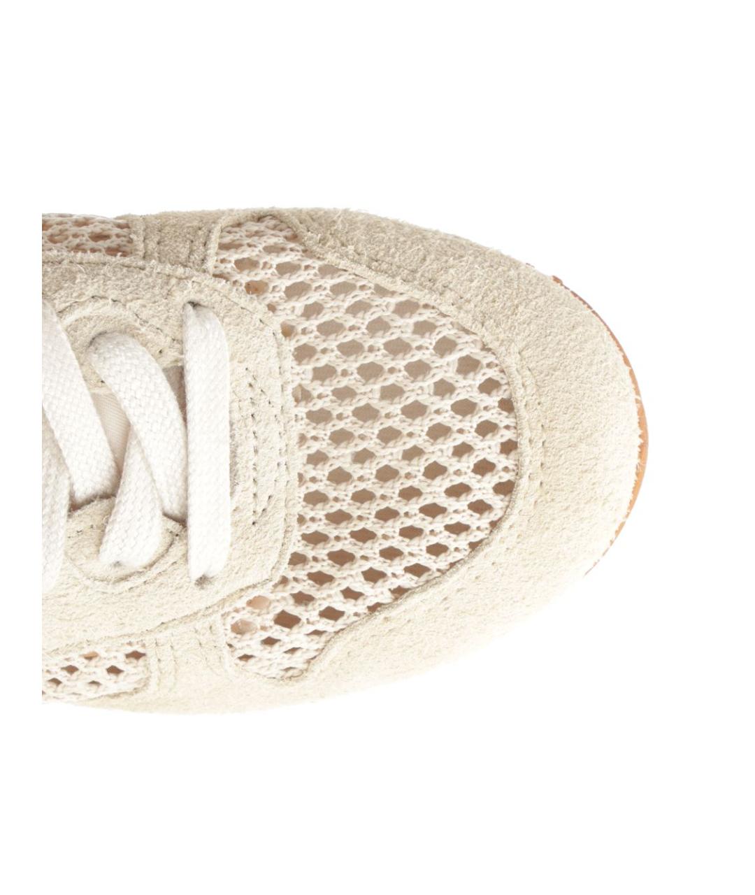 AUTRY Бежевые замшевые кроссовки, фото 4