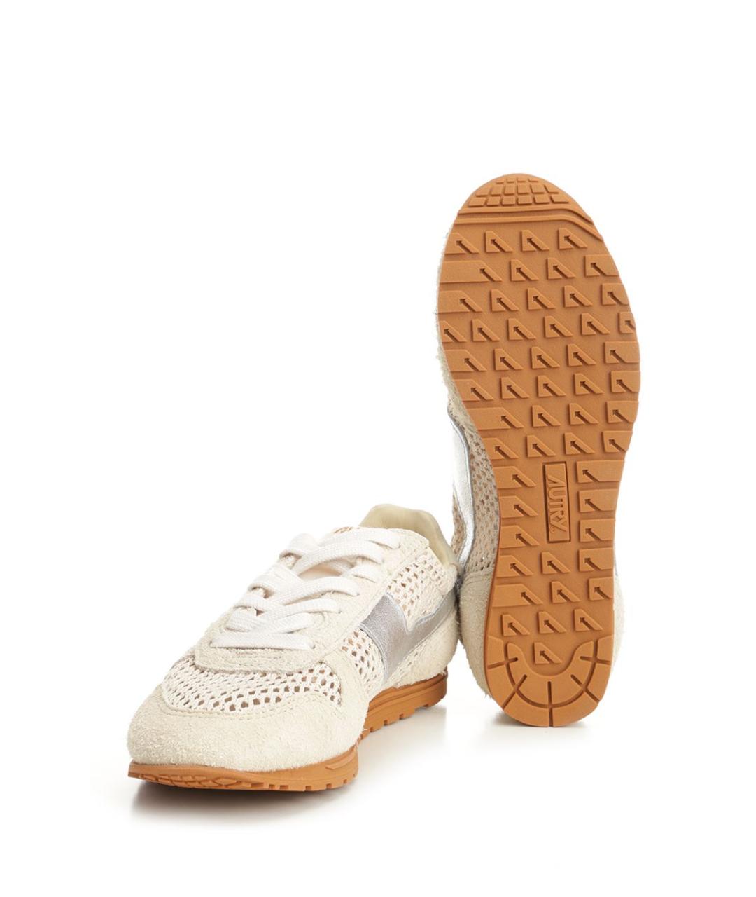 AUTRY Бежевые замшевые кроссовки, фото 5