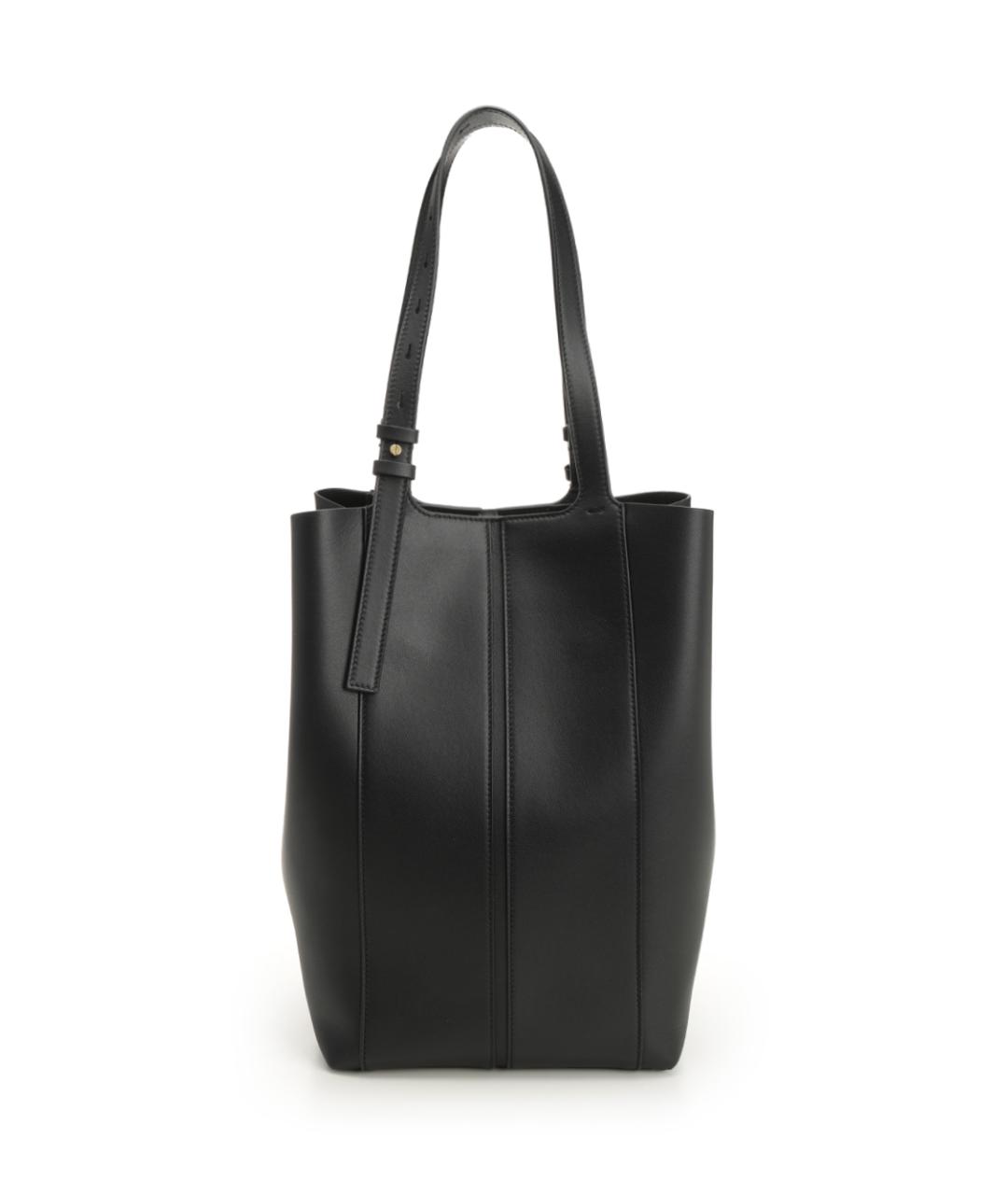 GOLDEN GOOSE DELUXE BRAND Черная кожаная сумка тоут, фото 3