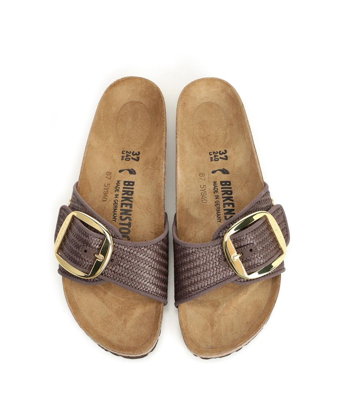 BIRKENSTOCK Коричневые шлепанцы, фото 5