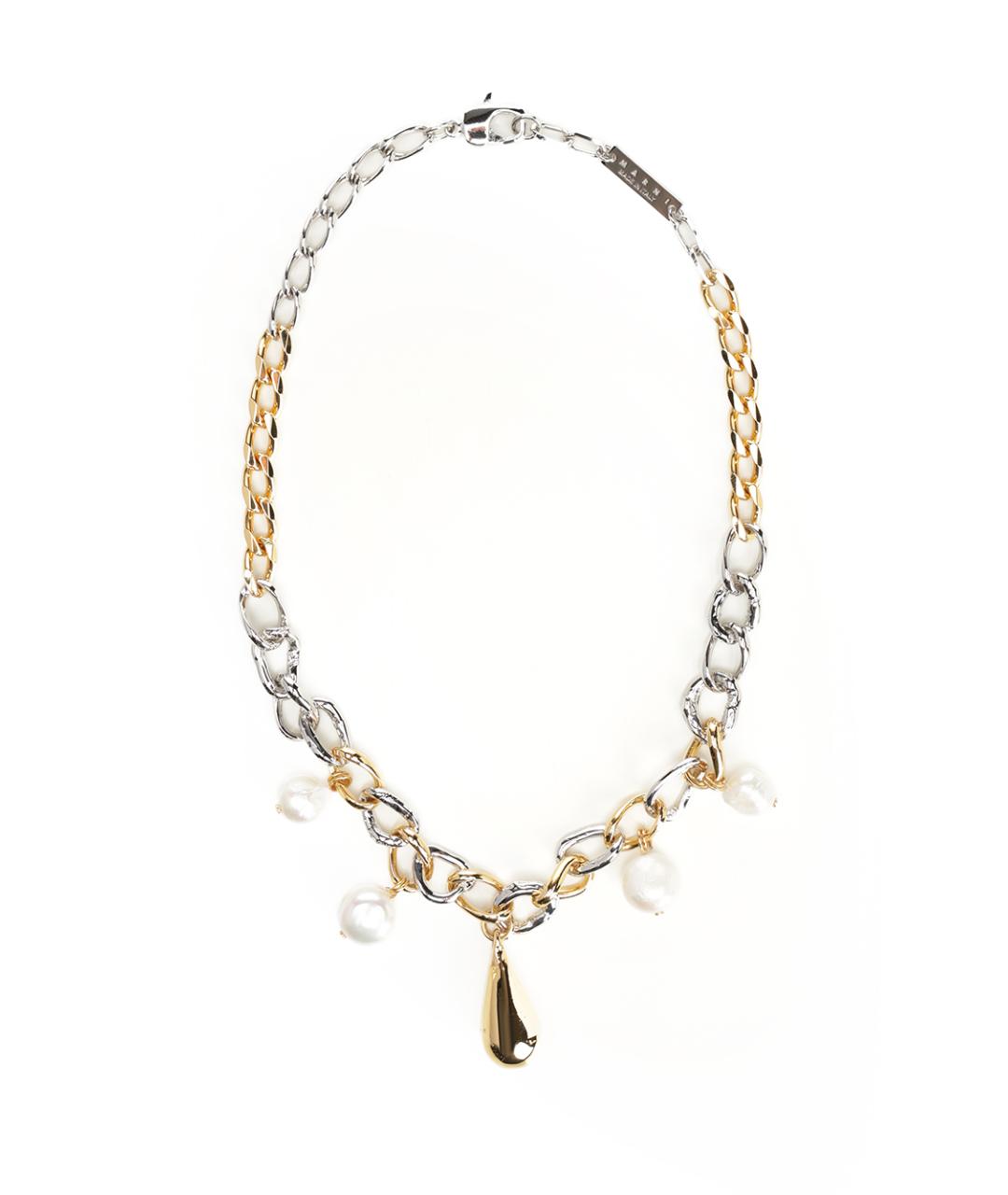 MARNI Золотая металлическая подвеска, фото 1