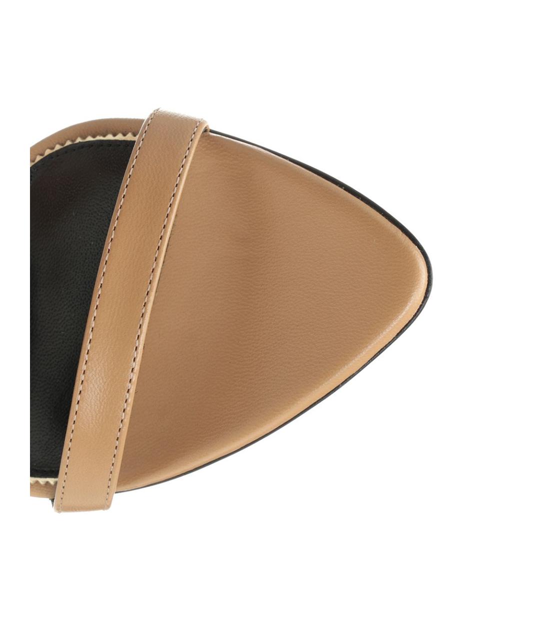 TOM FORD Коричневые кожаные босоножки, фото 4