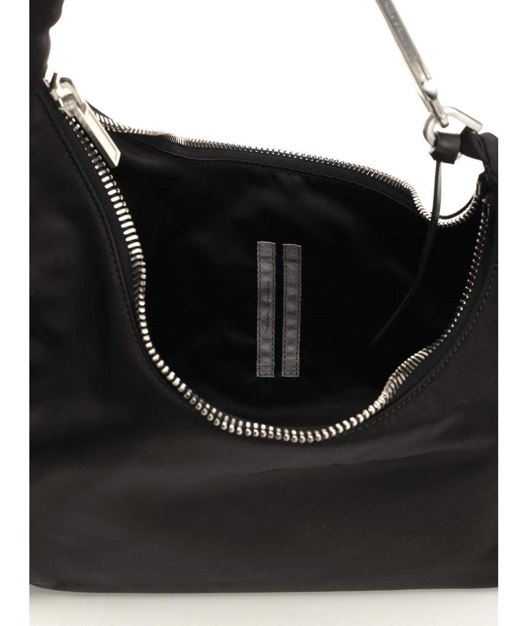 RICK OWENS Черная тканевая сумка через плечо, фото 4