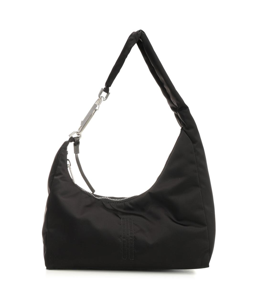 RICK OWENS Черная тканевая сумка через плечо, фото 3