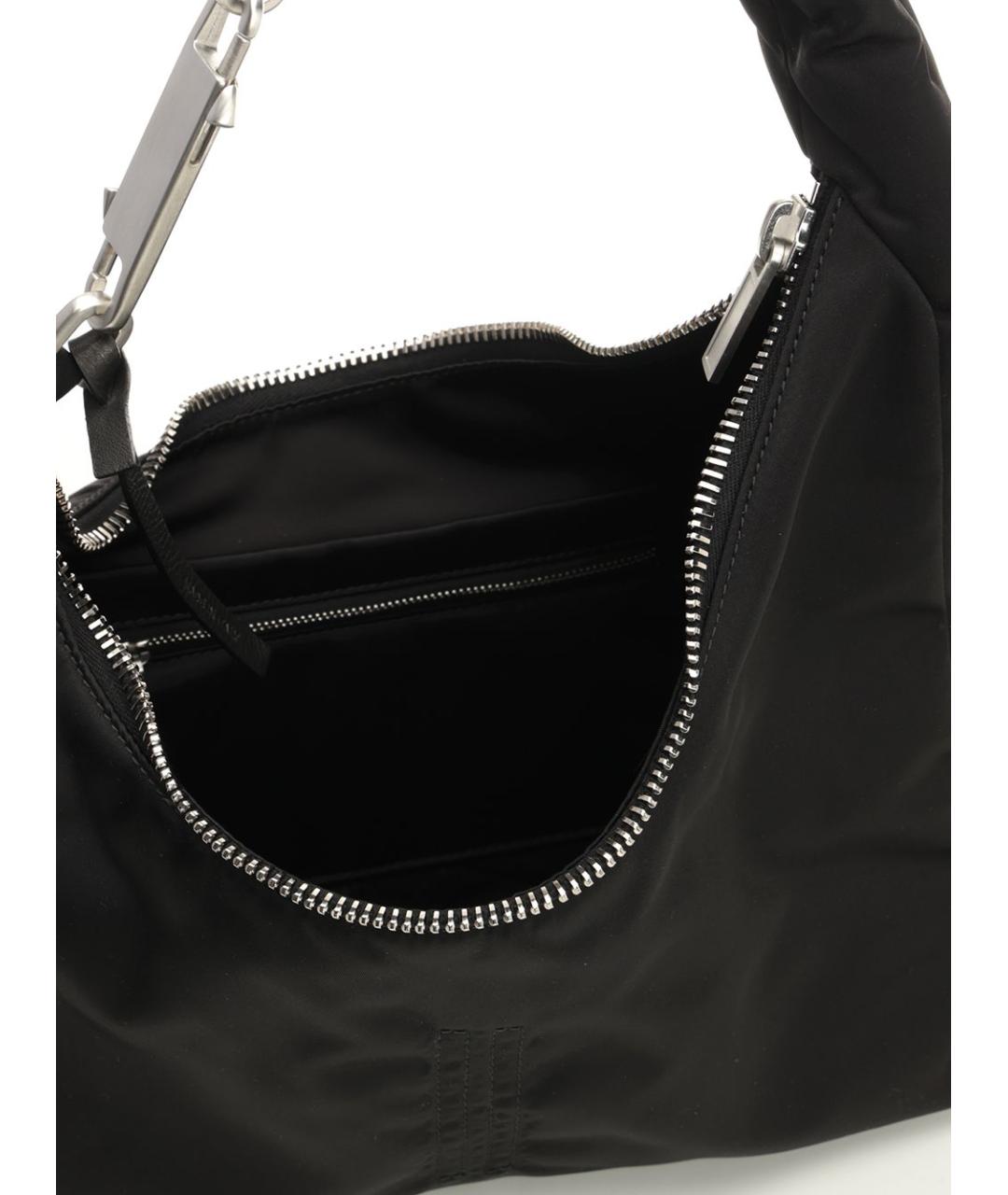 RICK OWENS Черная тканевая сумка через плечо, фото 5