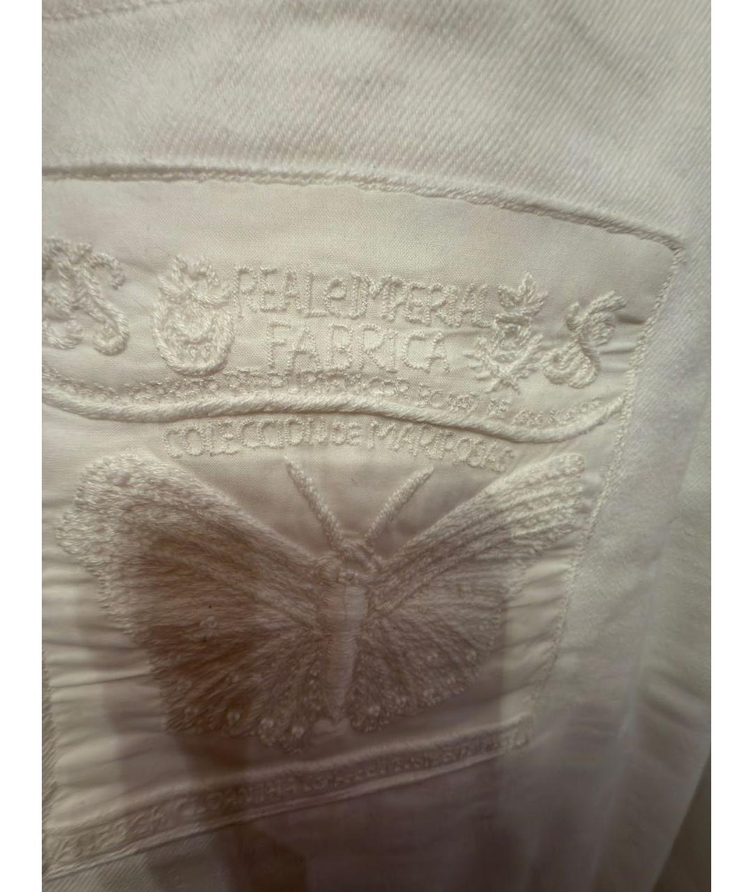 VALENTINO Белый хлопко-эластановый комбинезон, фото 4