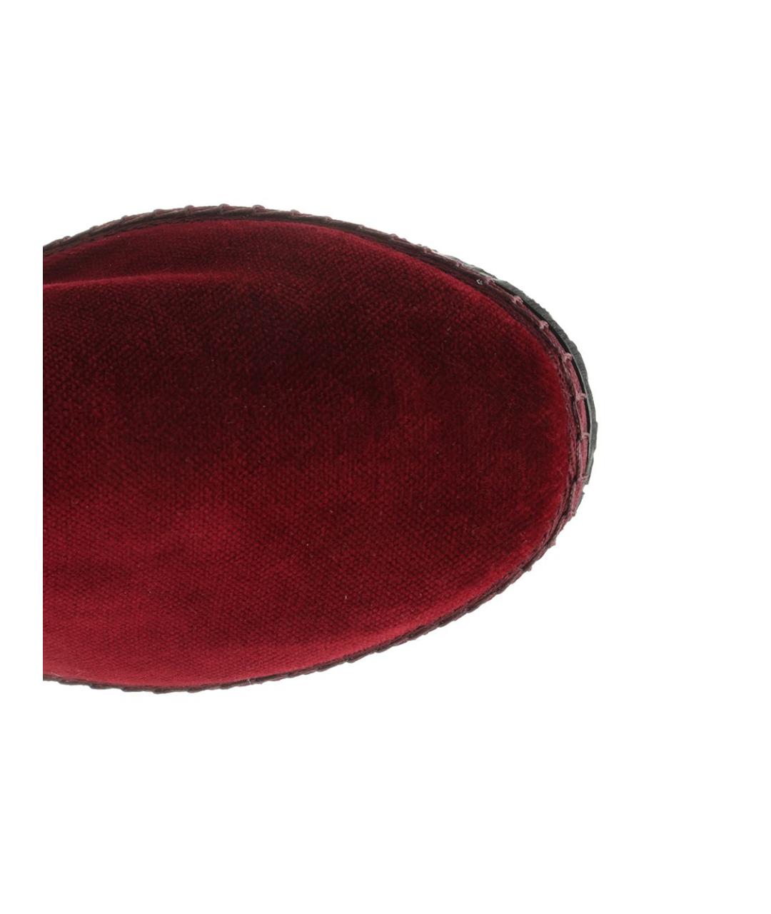 VIBI Бордовые текстильные балетки, фото 4