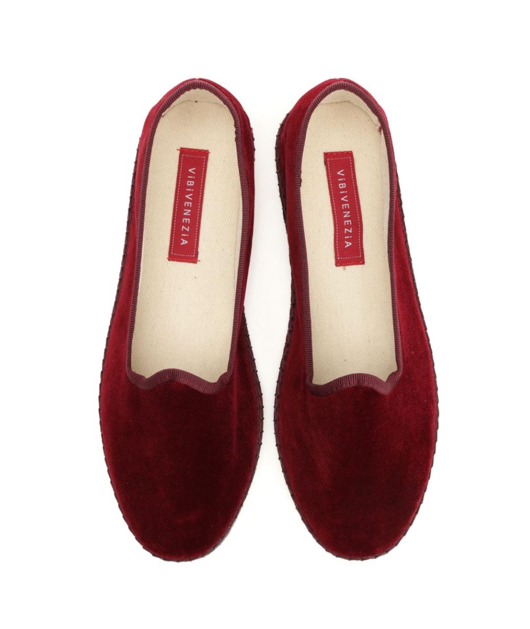 VIBI Бордовые текстильные балетки, фото 5