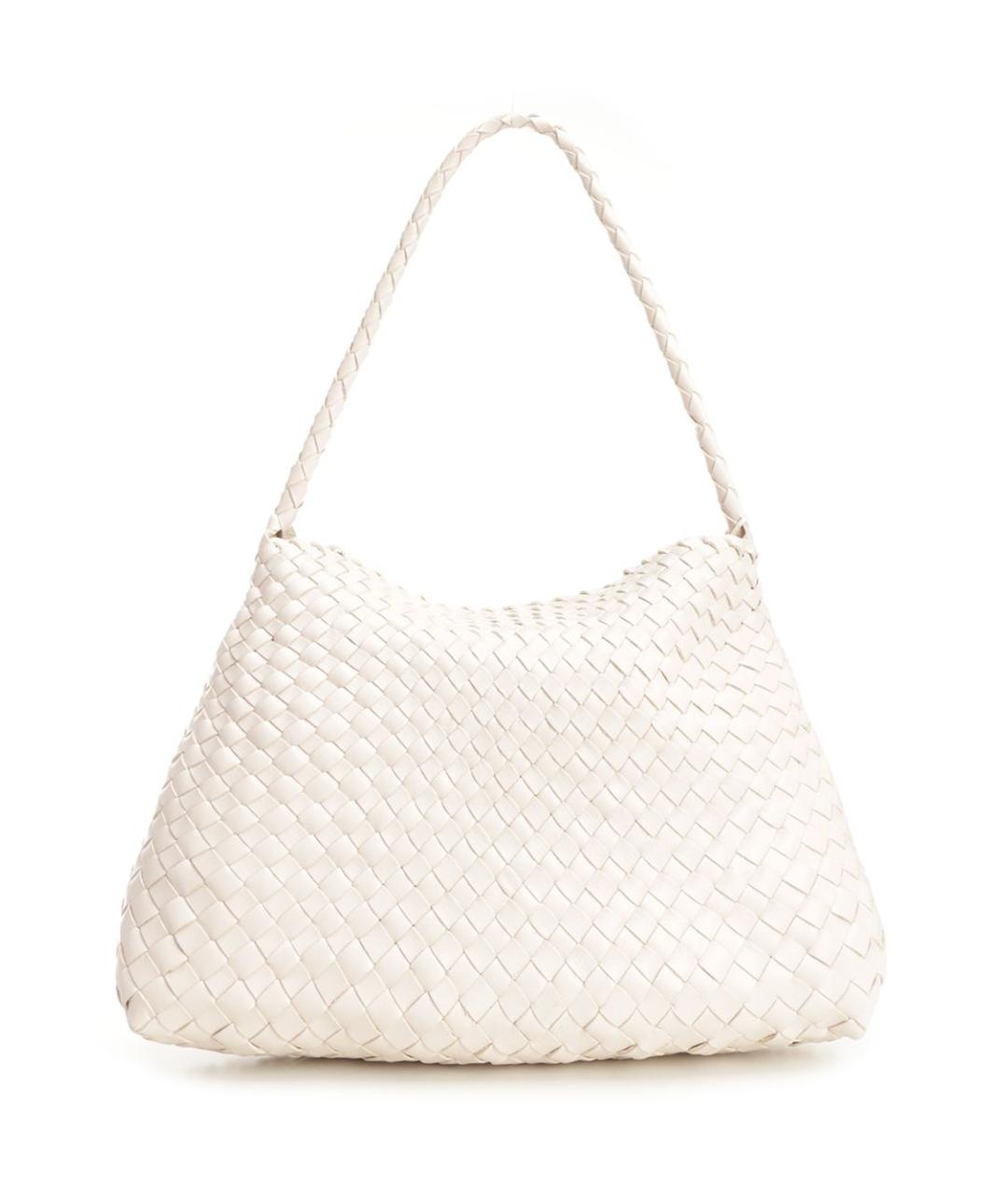 Dragon Diffusion Белая кожаная сумка через плечо, фото 3