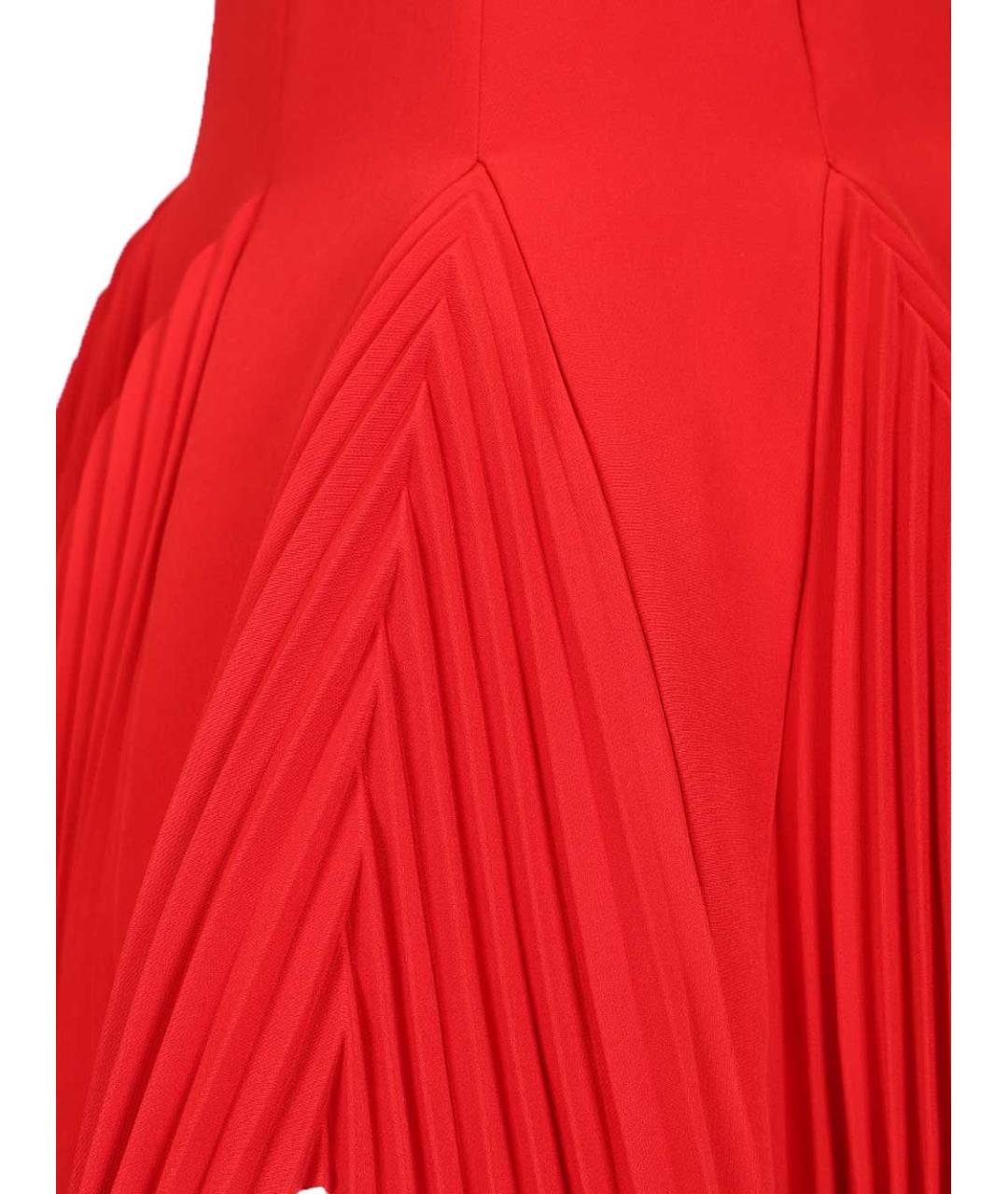 CATALINA Красное полиэстеровое коктейльное платье, фото 5