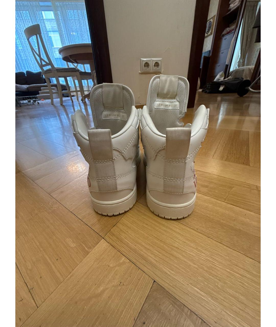 VALENTINO Белые кожаные кеды, фото 4