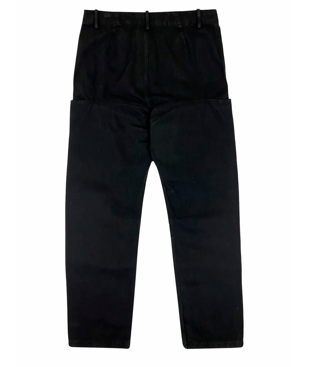 YEEZY Черные хлопковые повседневные брюки, фото 1