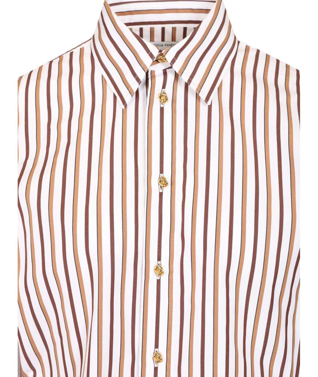 BOTTEGA VENETA Мульти хлопковая рубашка, фото 4