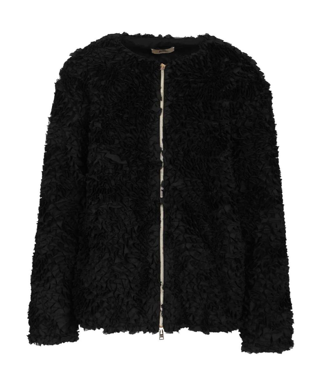 HERNO Черная куртка, фото 1