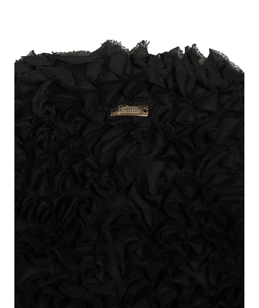 HERNO Черная куртка, фото 5