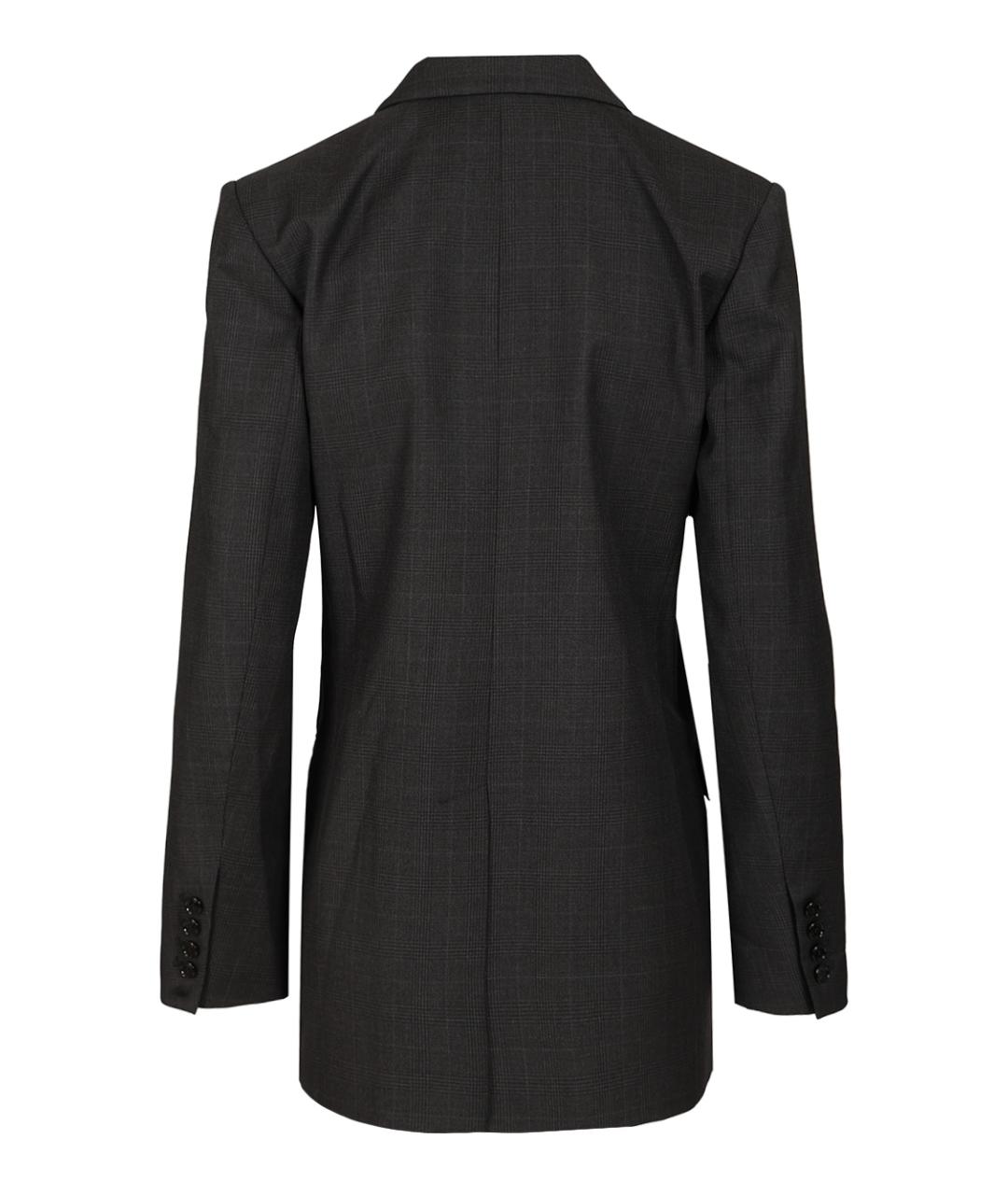 ISABEL MARANT Антрацитовый шерстяной жакет/пиджак, фото 2