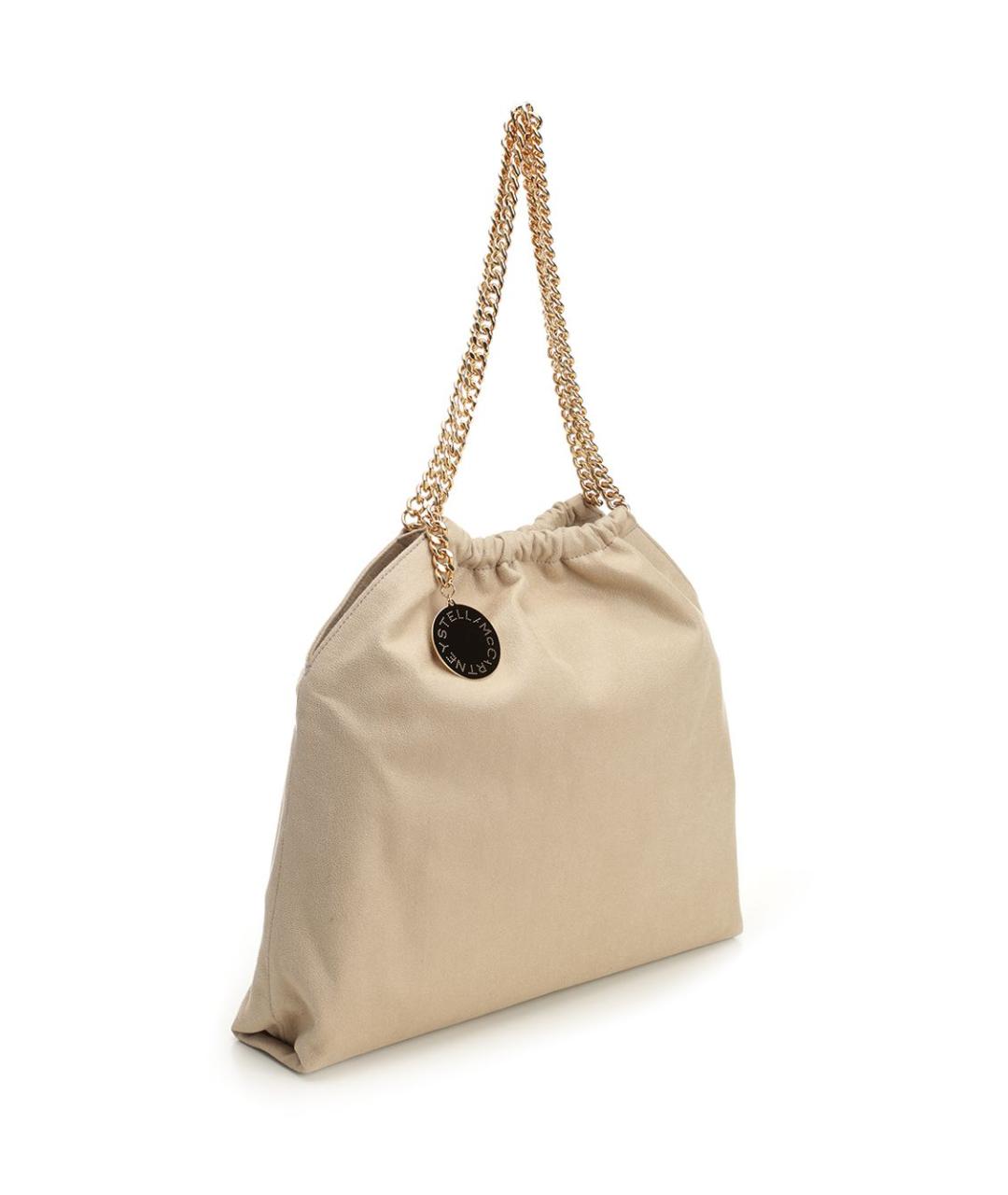 STELLA MCCARTNEY Бежевая сумка через плечо из искусственной кожи, фото 2