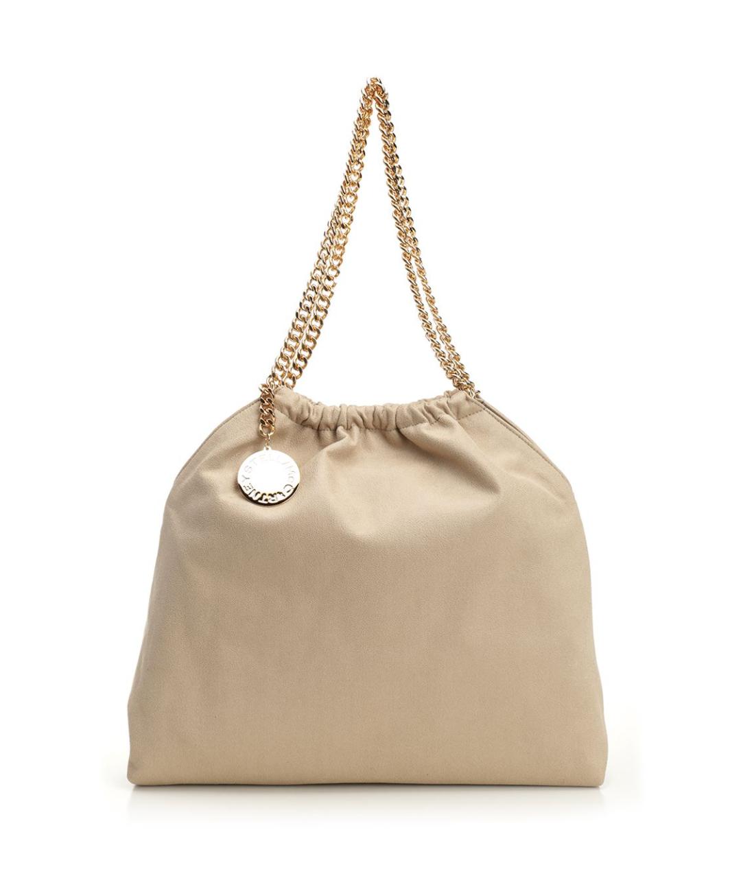 STELLA MCCARTNEY Бежевая сумка через плечо из искусственной кожи, фото 1