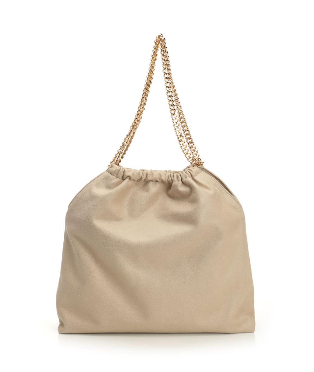 STELLA MCCARTNEY Бежевая сумка через плечо из искусственной кожи, фото 3