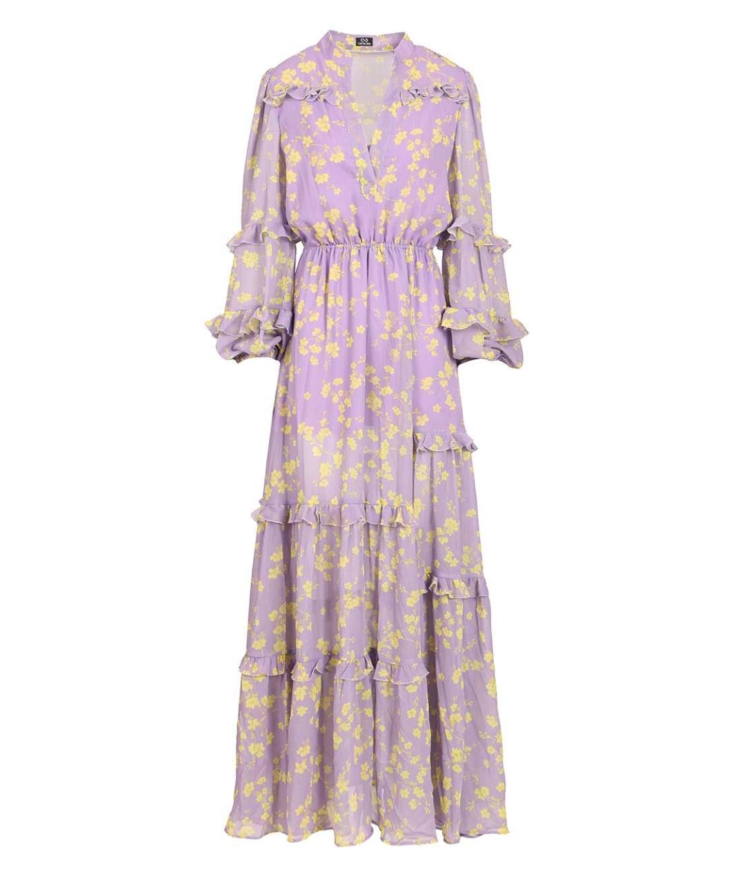 CATALINA Фиолетовое полиэстеровое повседневное платье, фото 1