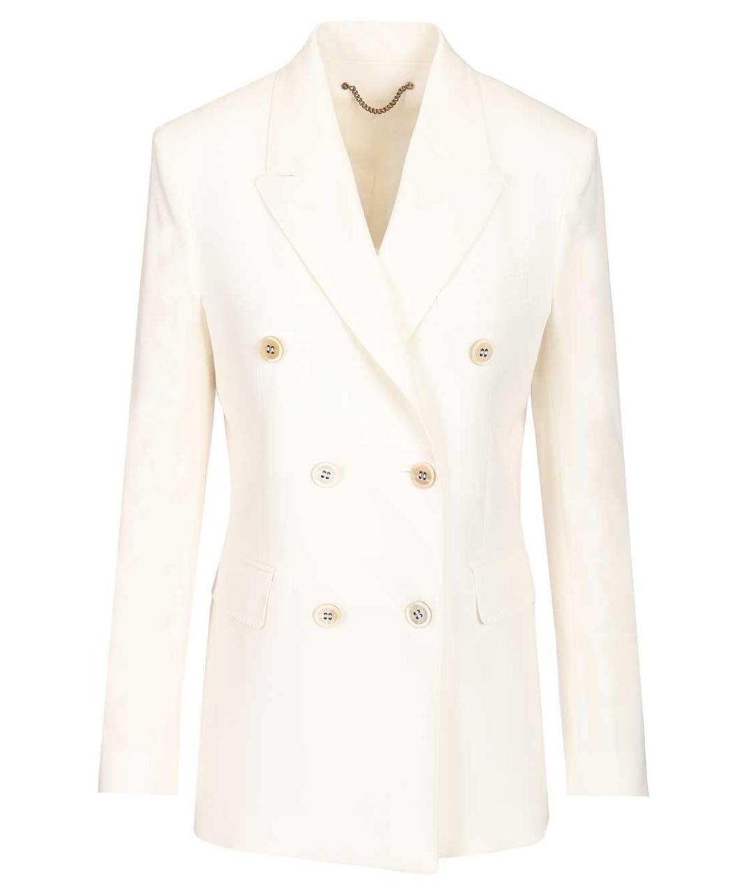 GOLDEN GOOSE DELUXE BRAND Белый шерстяной жакет/пиджак, фото 1