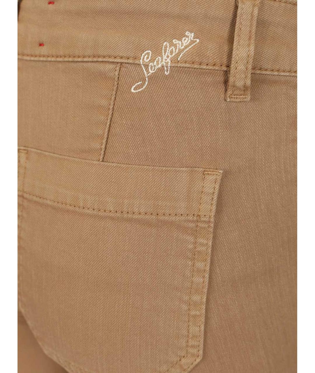 SEAFARER Коричневые хлопковые джинсы слим, фото 5