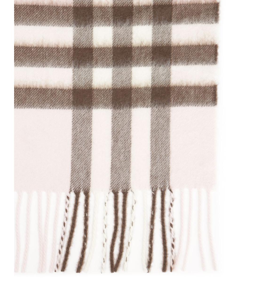 BURBERRY Розовый кашемировый шарф, фото 2