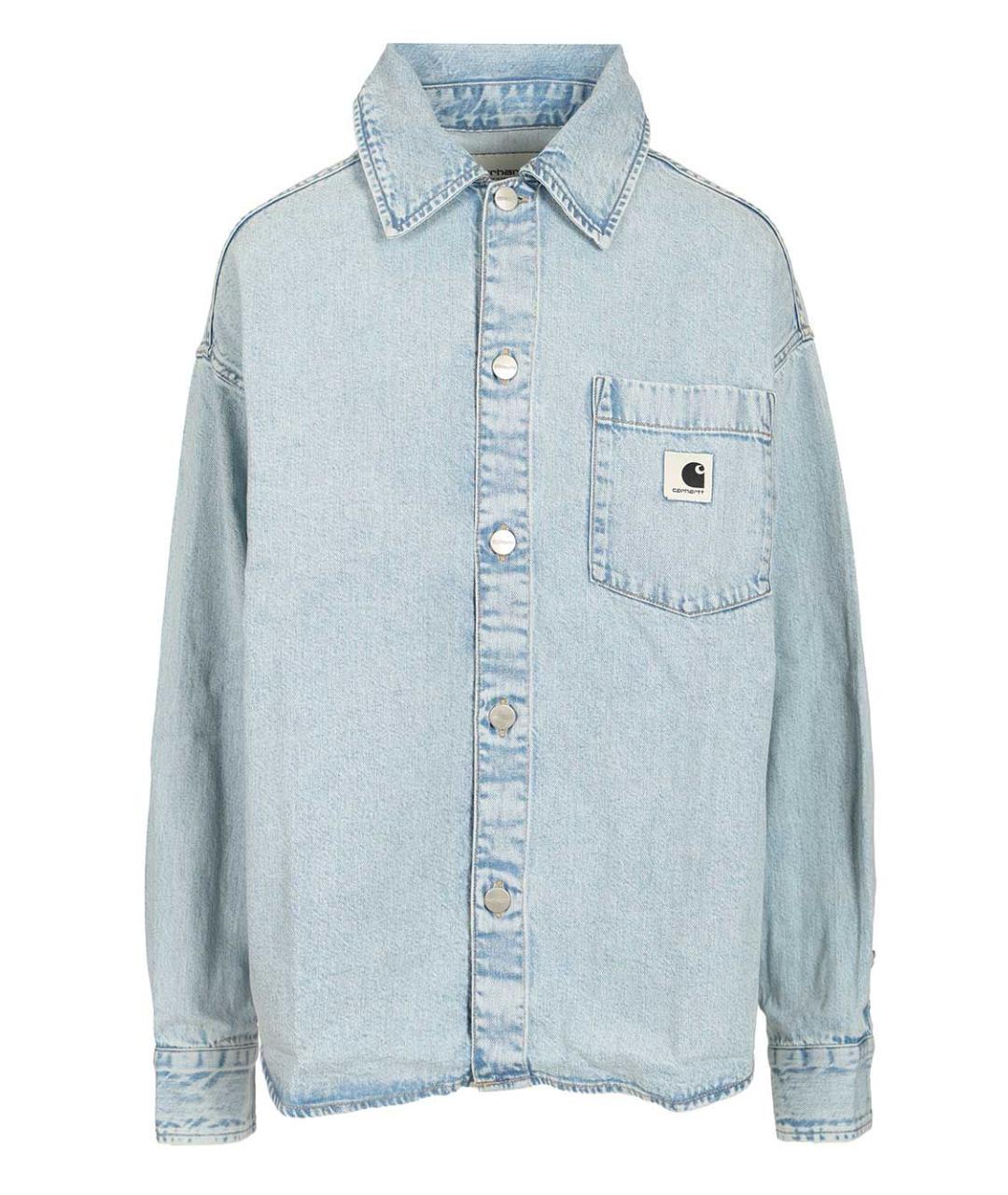 CARHARTT WIP Голубая хлопковая рубашка, фото 1