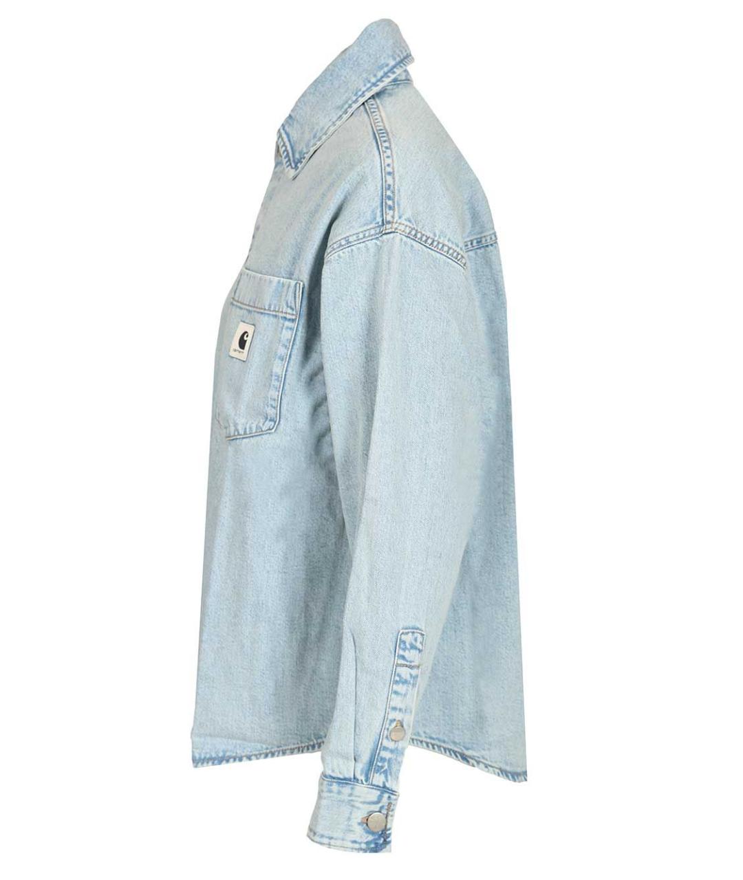 CARHARTT WIP Голубая хлопковая рубашка, фото 3