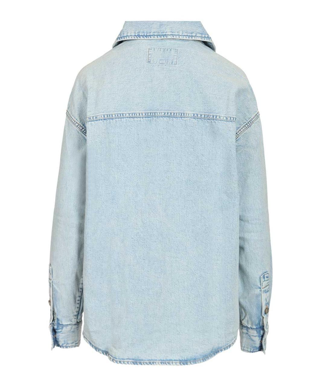 CARHARTT WIP Голубая хлопковая рубашка, фото 2