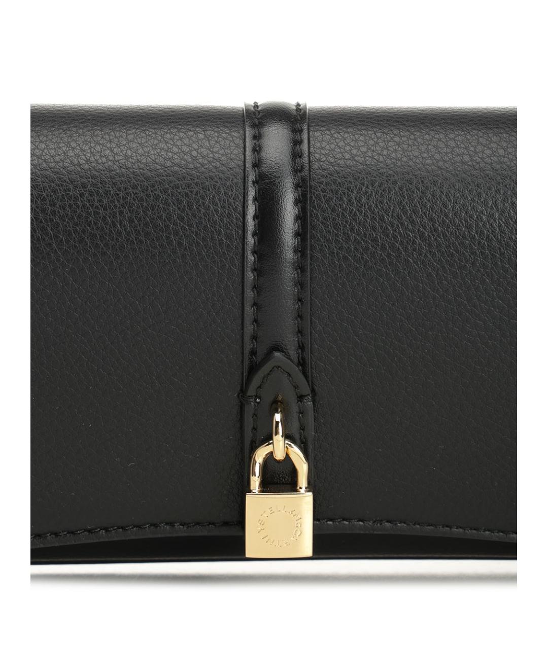 STELLA MCCARTNEY Черная сумка через плечо из искусственной кожи, фото 5