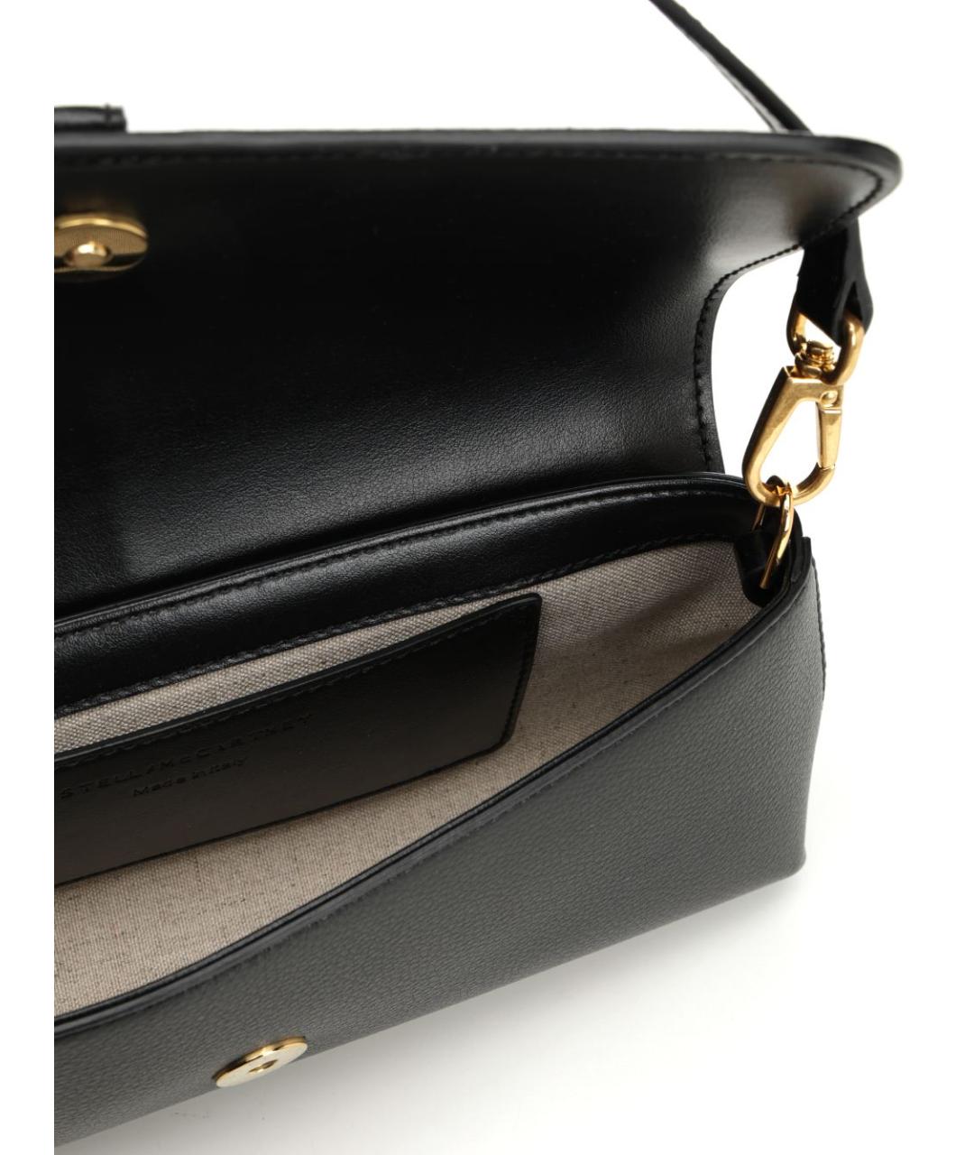 STELLA MCCARTNEY Черная сумка через плечо из искусственной кожи, фото 4