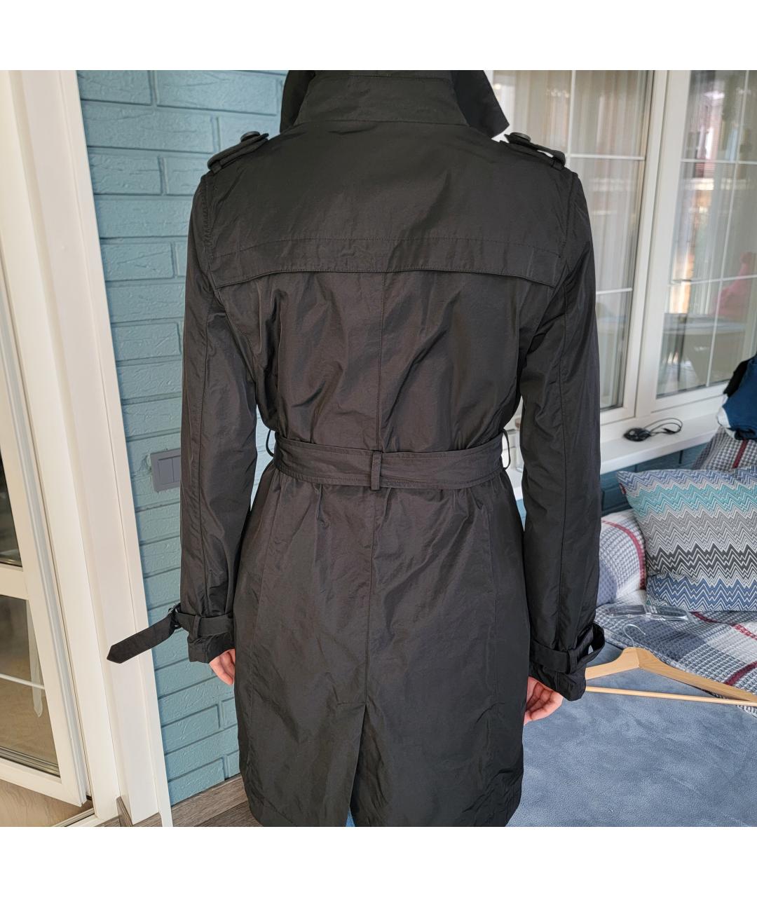 ICEBERG Черный полиэстеровый тренч/плащ, фото 6