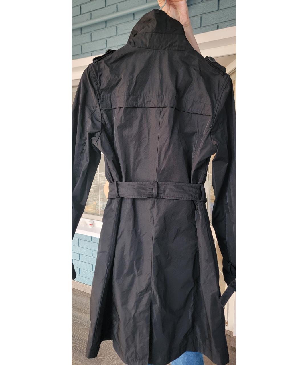 ICEBERG Черный полиэстеровый тренч/плащ, фото 2