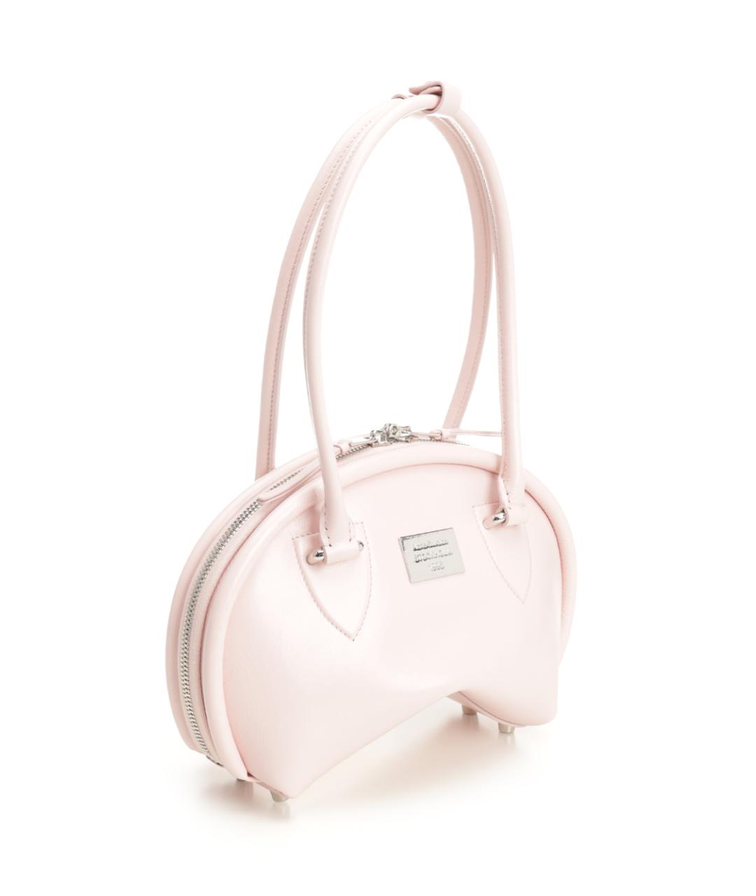ACNE STUDIOS Розовая синтетическая сумка через плечо, фото 2