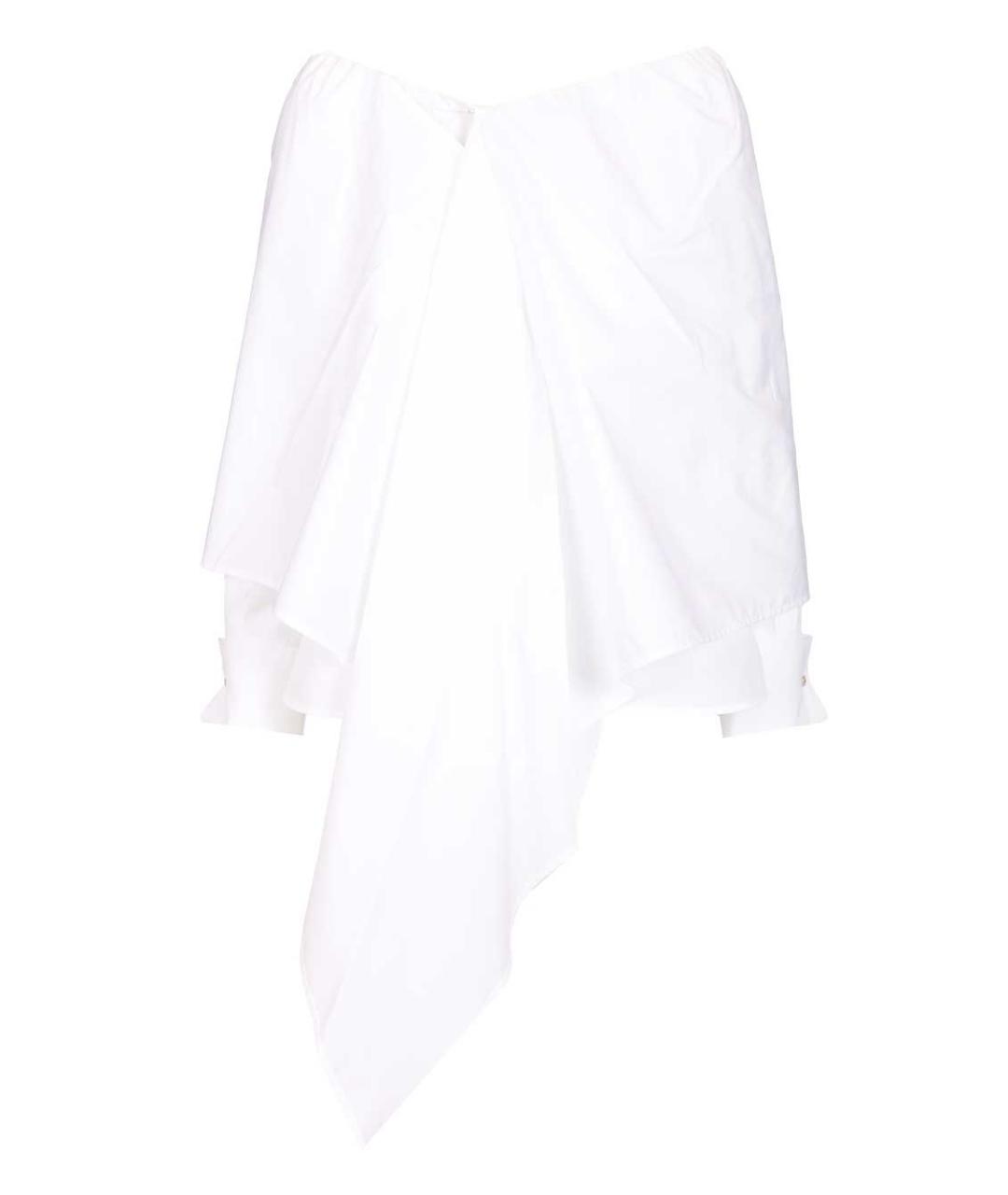 MAX MARA Белая хлопковая блузы, фото 1