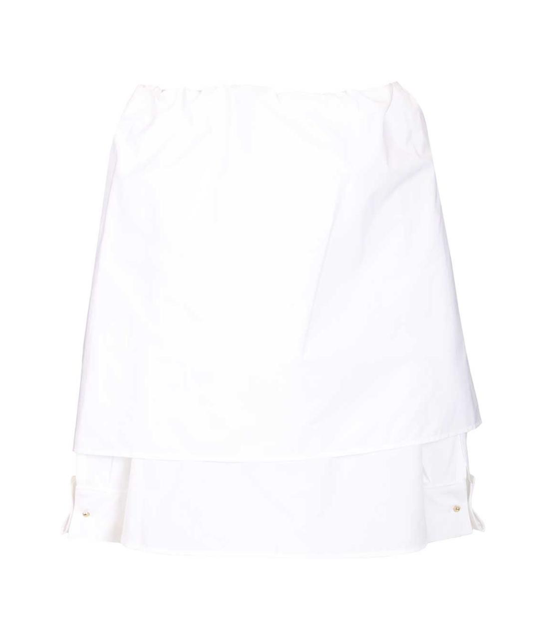 MAX MARA Белая хлопковая блузы, фото 2