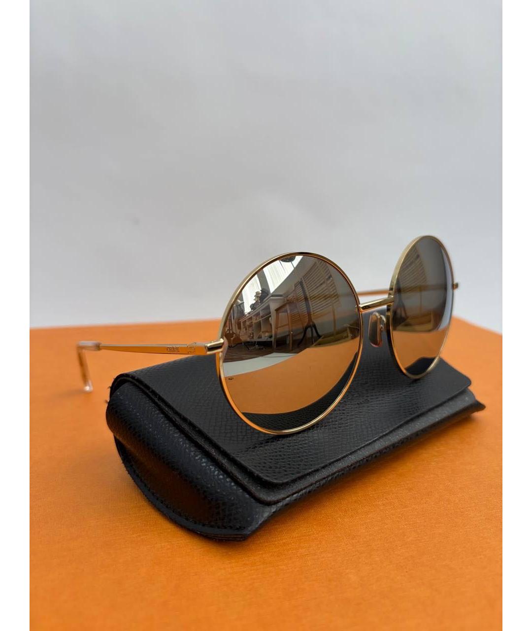 CELINE Мульти металлические солнцезащитные очки, фото 2