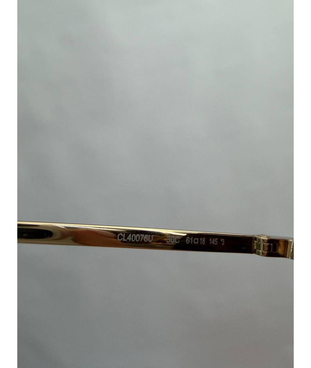 CELINE Мульти металлические солнцезащитные очки, фото 5