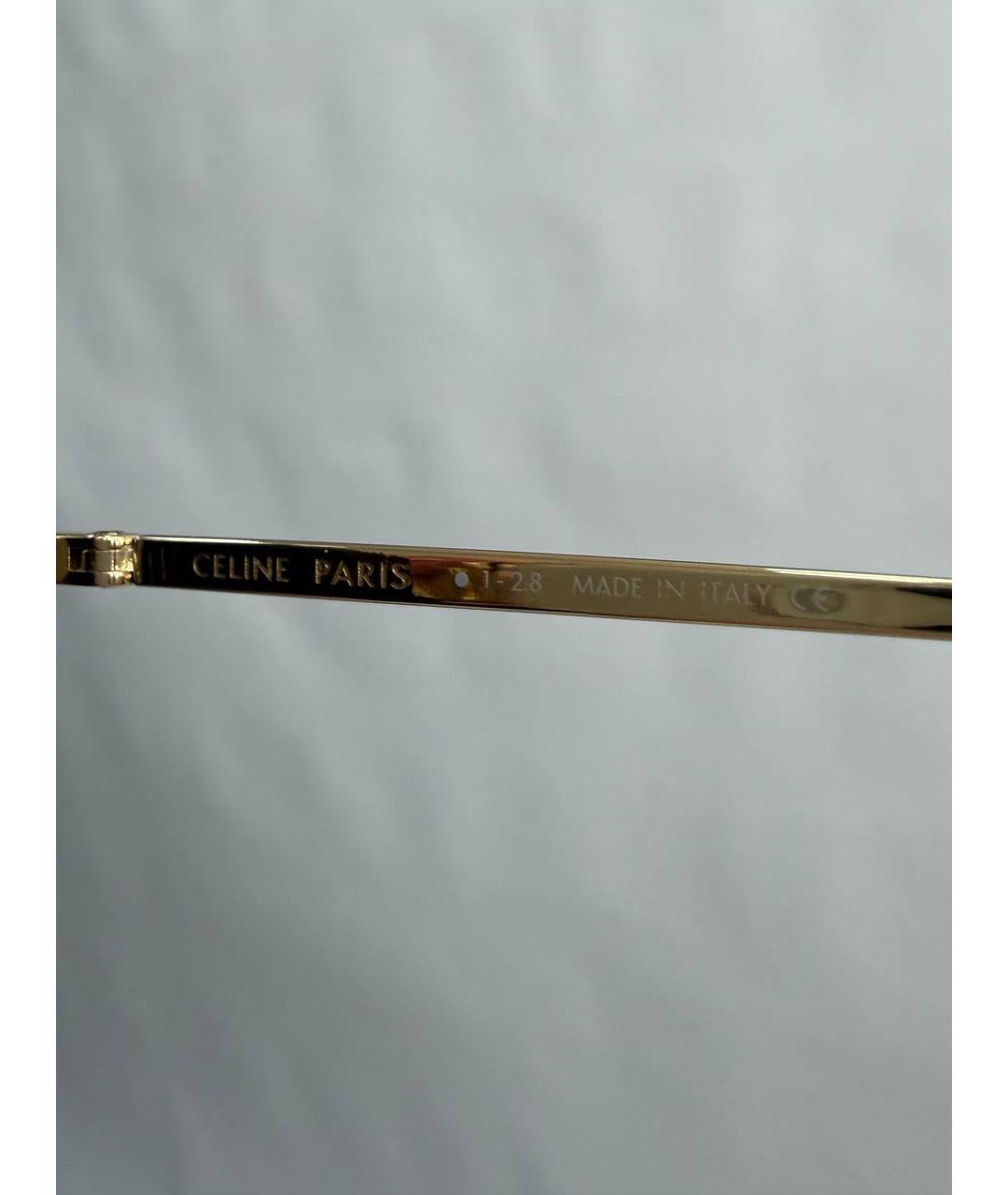 CELINE Мульти металлические солнцезащитные очки, фото 3